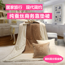 2021 spring and summer mulberry silk dual-use pillow quilt comfortable car cushion warm pillow business cotton