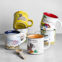 Japanese writer lionni cute cartoon ceramic mug colorful coffee cup childrens milk cup water Cup