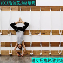 Iyengar yoga rope wall rope home professional AIDS inverted hook lanyard aerial yoga hammock