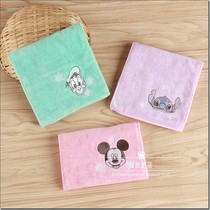 The new hot selling pure cotton cut velvet embroidery Stitch Mickey Donald Duck cartoon multi-use sanitary napkin storage bag