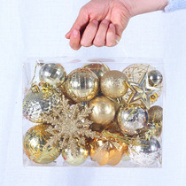 Christmas Decorations Christmas Balls Mall bar Suspended Pendant balls with bright light Ball Plated Ball Christmas Tree Hanging Ball