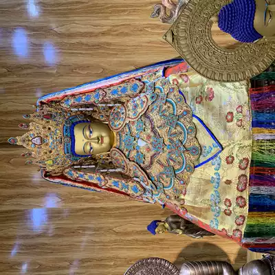 Dazhao Temple with the same enlightenment Buddha Shakyamuni Buddha, 12 years old and other statues, copper and pure gold to create Buddha statues