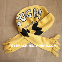 Autumn and winter limited Snoopy Charlie Brown wavy knitted scarf mid-year promotion