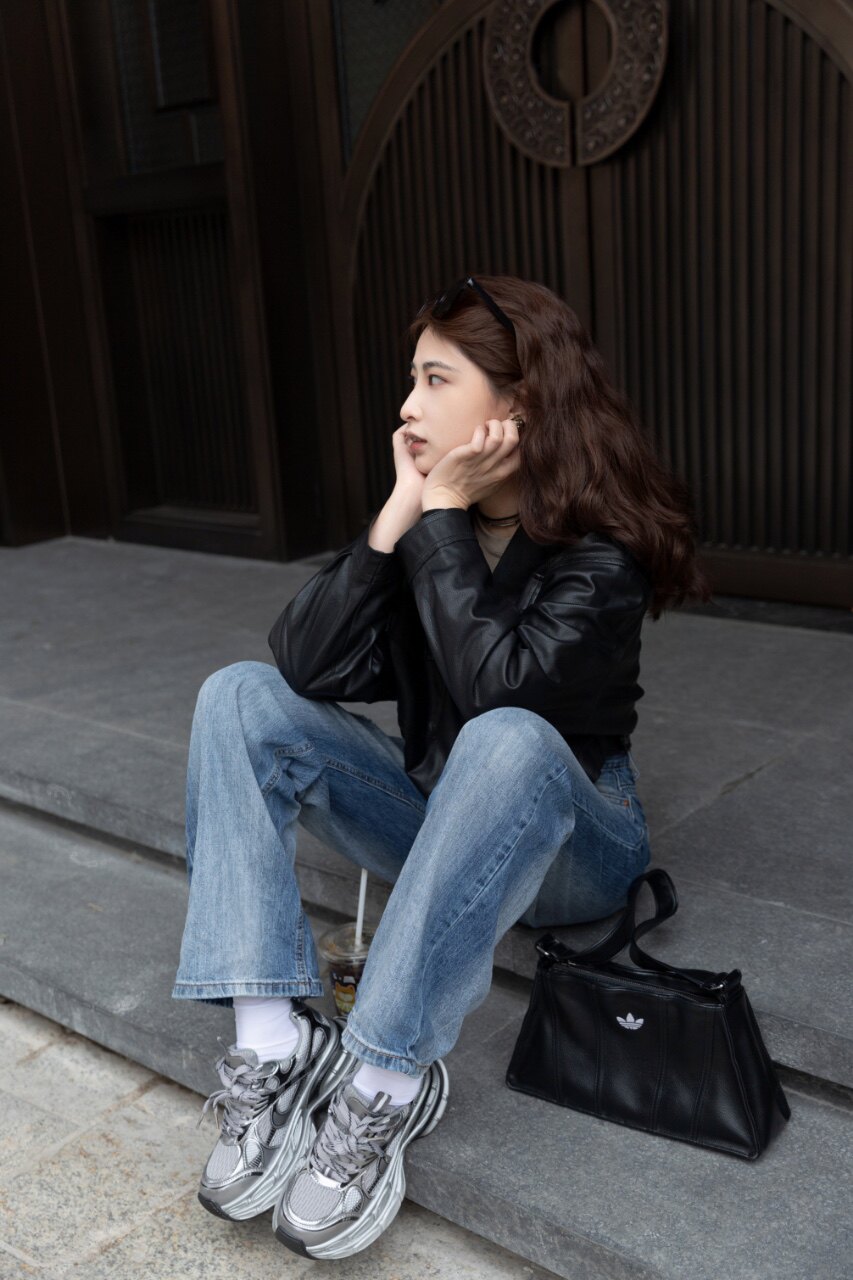 迪丽热巴同款骆驼银月老爹鞋 银色厚底设计拉长比例 增高显瘦不累脚