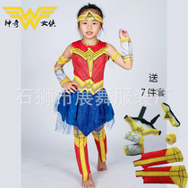 Halloween cosplay costume Girls Wonder woman costume wonder woman Childrens costume set