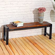 American light luxury entrance shoe change cabinet into the household door to change the shoe stool Solid wood shoe stool Country retro bed tail stool