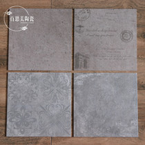 Full porcelain cement brick 300x300 antique floor brick-and-mortar restaurant background wall brick balcony kitchen toilet tiles