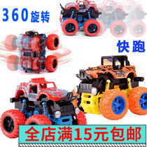 Childrens toy car boy inertia four-wheel drive off-road vehicle stunt resistance simulation model baby car ground stall batch