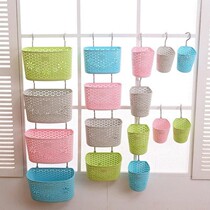 Sundries dirty clothes basket laundry storage basket hanging wall mini bathroom savings hanging home storage box hanging