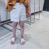 The city of beautiful girls baby Joker shorts summer new girls wear elastic break