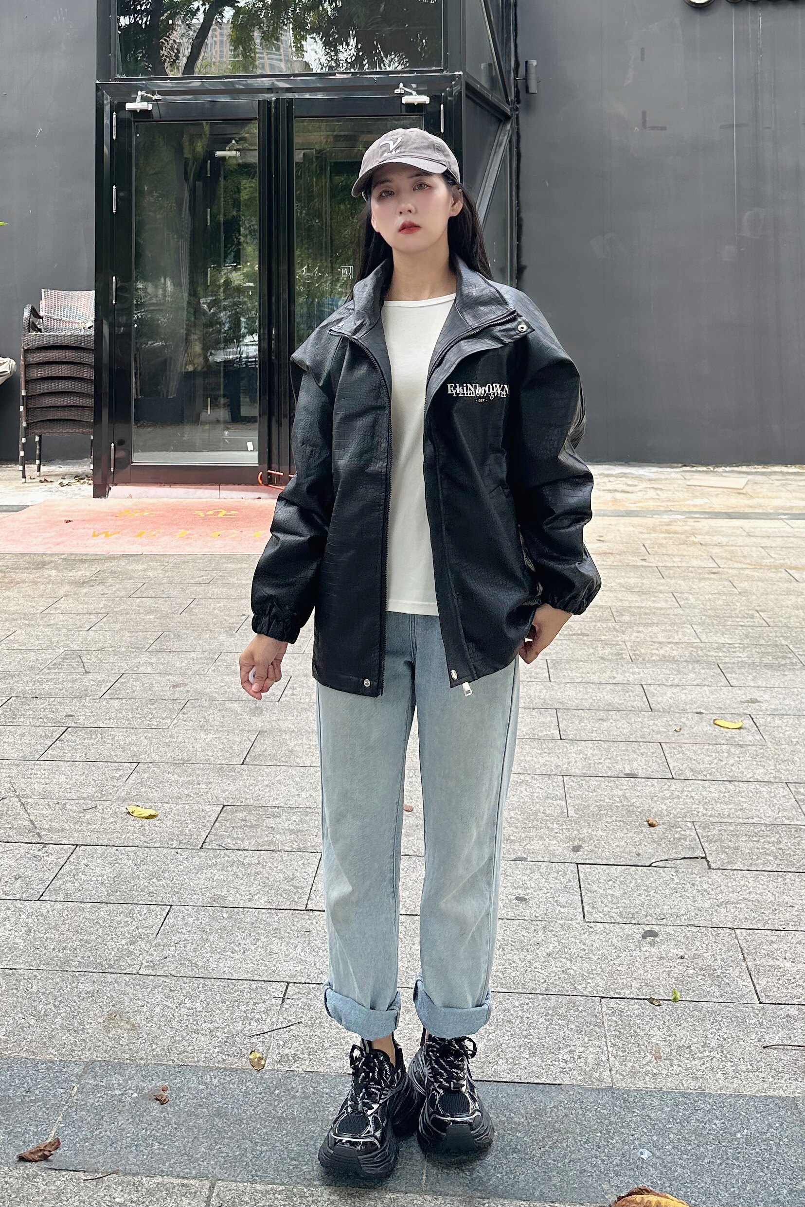 迪丽热巴同款骆驼银月老爹鞋 厚底增高拉长比例 银色系未来感十足