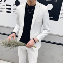 Suit Mens suit Korean version trendy for youth Business Zheng Suits Suit Jacket Mens Wedding Gown Two Sets
