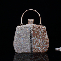 Diamond-studded evening banquet bag celebrity Diamond handbag female Annual Meeting dress bag bridal bridesmaid banquet bag rhinestone bag