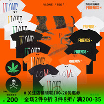 Support identification VLONE short-sleeved LOGO limited edition Joint pop brand T-shirt New York Miami limited