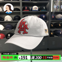  Korean MLB counter Dodgers embroidered soft top large label adjustable duck tongue baseball couple hat CPF2