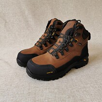 Large size special cowhide mens shoes steel head V-bottom waterproof outdoor work boots