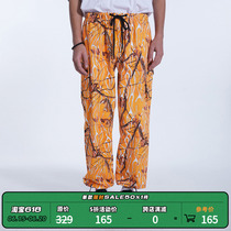 BURNIN * MILITARY Flaming Ripple of Combat Long Pants Eco-friendly Paste Printed Bicolor