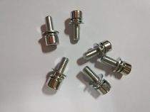 (M5) white zinc socket triple combination screw M5 * 8 10 12 16 20 25