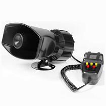 Car shouting high-power modified car black front horn 12v24v alarm host Speaker opening horn