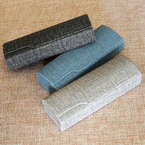 Small frescoed cute glasses case Myopia Eye box Women Korean fashion Mens brief Artisanal Mirror Box Retro