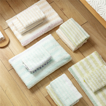 uchino infield Ruo bamboo super soft yarn towel home wash face Xinjiang cotton cotton cotton baby childrens small square towel