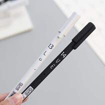 New Black 2 sets simple water pen girlfriends cute couple pen creative Korean pair hipster neutral