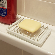 (Can put laundry soap) Japanese large double layer with drain soap dish soap tray soap holder