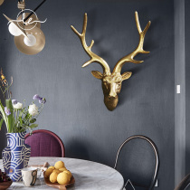 Zucai deer head wall hanging Nordic style decorations Wall porch animal living room pendant wall decorations