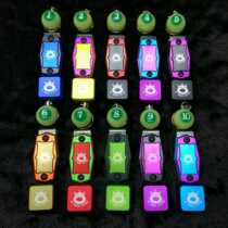 Original imported Thai mystery compact powder clip OMIN cues chocolate powder clip metal alloy powder shell sleeve