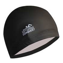 PU coated mens and womens professional swimming caps Waterproof non-leaching head comfortable unisex high stretch swimming caps