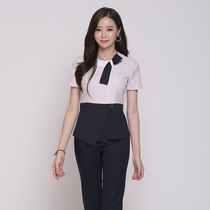 Spring and summer new beauty salon beautician work clothes Foot massage foot bath technician clothes spa health technician clothes Korean version