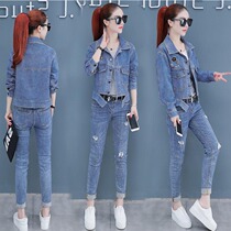 Early spring denim coat women Spring and Autumn 2020 new spring two and August small short coat ins tide Spring