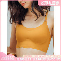 No-scratches underwear women no steel ring vest-style bra one-piece small breasts wrap to wrap chest and women rub off against light and thin