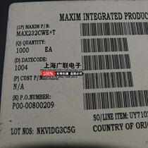 Chip dual transceiver MAX232CWE SOP-16 package wide body 7 2MM new spot