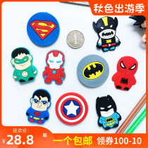 Avengers hero cartoon cute creative soft glue magnetic refrigerator sticker whiteboard sticker home decoration set