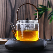 Glass beam kettle boiled teapot suit with filtered kettle electric pot infrared heated glass kettle