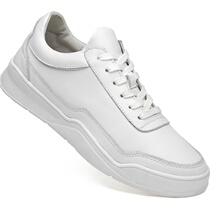 Spring small white shoes men leather plate shoes and white sports leisure shoes men youth trend white shoes
