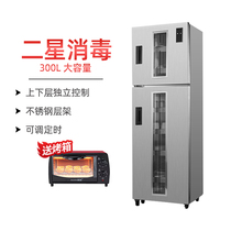 Conpo XDZ300-P1 Disinfection Cabinet Home Standing Double Door Commercial Large Capacity High Temperature Stainless Steel Kitchen Cupboard