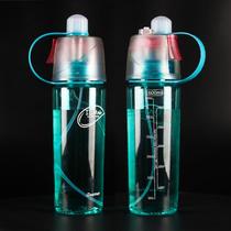 Spray sports kettle portable water bottle water Cup Football running bike basketball fitness 600ml