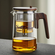 Enlightening flutter cup high temperature resistant tea pot Kutian Kutian Kutian tea with glass liner upscale tea water separation for home