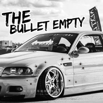 Three-dimensional bullet hole personality car sticker to block scratches car creative modified side door sticker