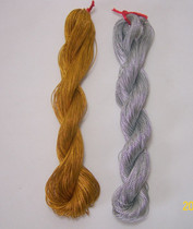 Chinese knot wire-gold thread silver wire weaving Chinese knot material rope weaving Chinese knot