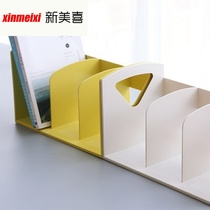 Storage plastic childrens desktop small bookshelf simple modern desk book file simple shelf creative desktop bookshelf