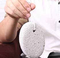 Promotion 2 packs of foot rubbing board Large volcanic stone foot grinding stone exfoliating calluses Foot scraper Foot soak tool