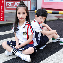 Kindergarten Garden Uniform Summer Clothing Short Sleeves Men And Women Children Sportswear School Uniform School Uniforms Graduation Suit Spring Class Clothing
