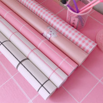 Desktop Sticker Wall Paper Self-Adhesive Background Wall Desk Mesh Red Cozy Wallpaper Waterproof to scrub damp-proof furniture renovation