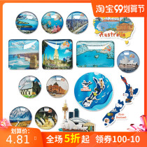 Australia New Zealand Fiji refrigerator stickers Sydney Melbourne whiteboard tile creative travel souvenir customization