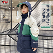 Childrens clothing boys childrens thick tide brand winter clothes boys down jacket 2021 new foreign style