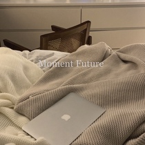 Moment Future home blogger ins swing blanket air conditioning sofa knitted blanket