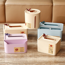 Tissue box ins home living room desktop creative cute multifunctional tissue box toilet waterproof roll paper tube